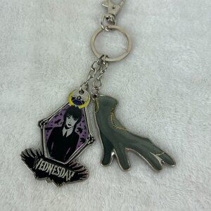 Wednesday Addams Hand Keychain Spirit Halloween
